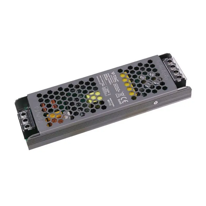 Ostatnie dni | Zasilacz do LED modułowy montażowy SLIM V-TAC 200W 24V 8.25A IP20 filtr EMI VT-24202-S