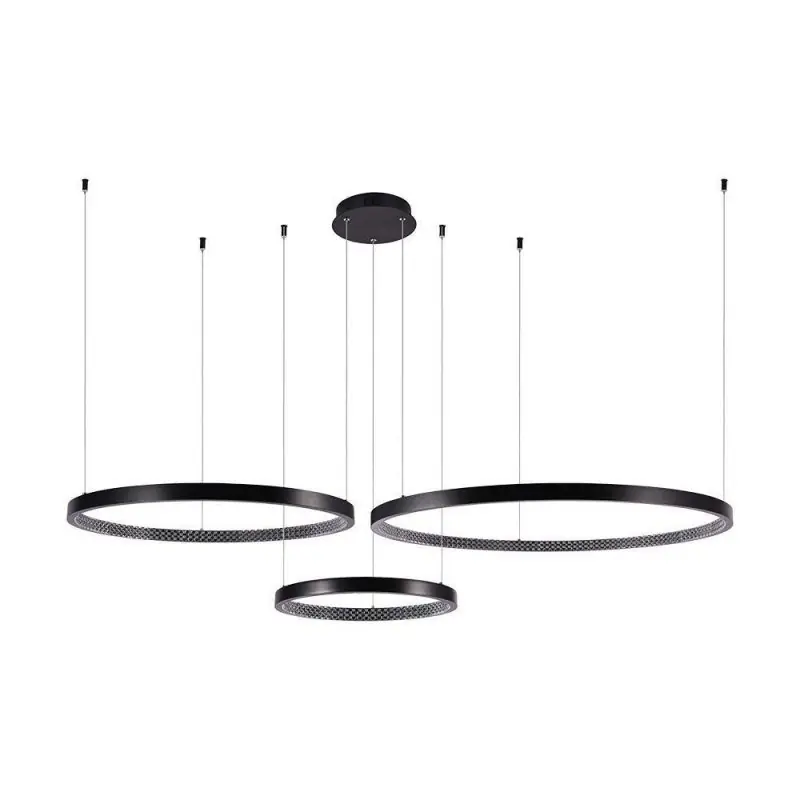 Zamów teraz - Oprawa zwieszana V-TAC 57W LED czarna VT-7824 4000K 6840lm