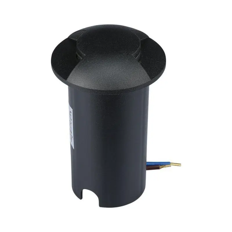 Bardzo popularny produkt - Oprawa gruntowa ogrodowa najazdowa V-TAC 1W LED czarna 2-stronna IP67 VT-1161 3000K 50lm