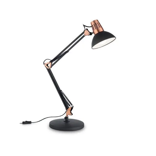 LAMPA STOŁOWA, BIURKOWA WALLY TL1 NERO 061191 IDEAL LUX | Ekstra rabat