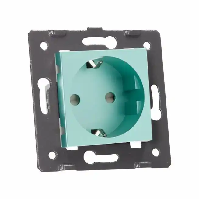 Właśnie dodano - Moduł gniazda elektrycznego 16A LIVOLO - zielony WG-71EU-68