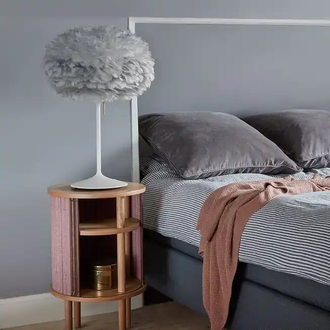 Wyprzedaż zapasów - Lampa stołowa EOS CHAMPAGNE medium szara UMAGE