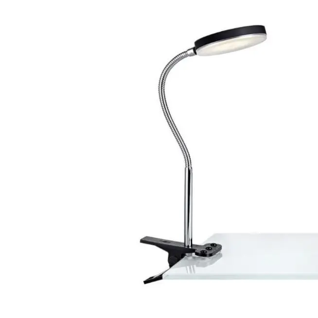 Promocja - Lampka biurkowa Flex 1L LED czarna z klipsem Markslojd