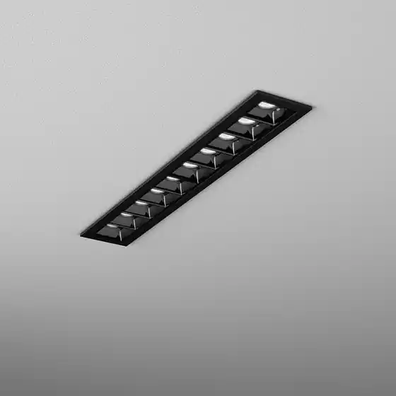 Tylko kilka sztuk - RAFTER points 28 LED trim wpuszczany L927 50° odbłyśnik biały AQFORM