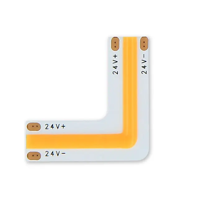 LED line® łącznik do taśm COB LED CLICK CONNECTOR kątowy 2700K 10 mm 2 PIN Typ L 12W | Skorzystaj teraz