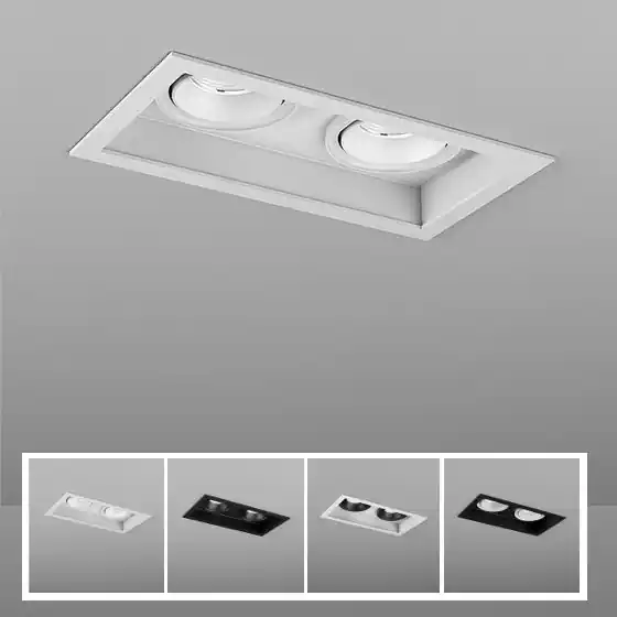 SQUARES next 50x2 LED M927 36° wpuszczany AQform | Nie przegap