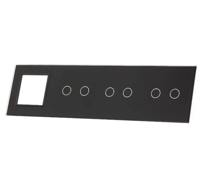 Hit | Panel szklany 70222G-62 Czarny Livolo