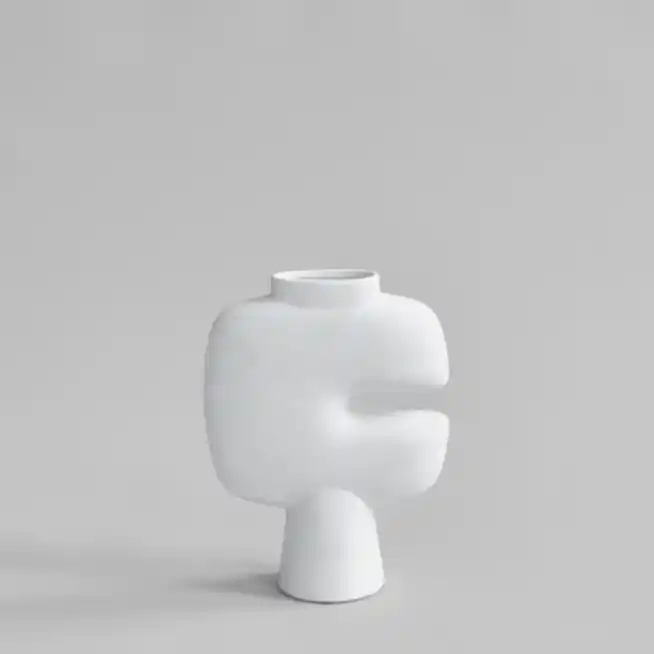 Końcówka zapasów - Wazon Tribal, Medio - Bone White 101 Copenhagen