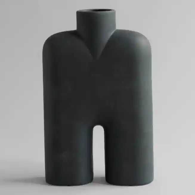 Cobra Vase Tall, Hexa - Black - Zniżka