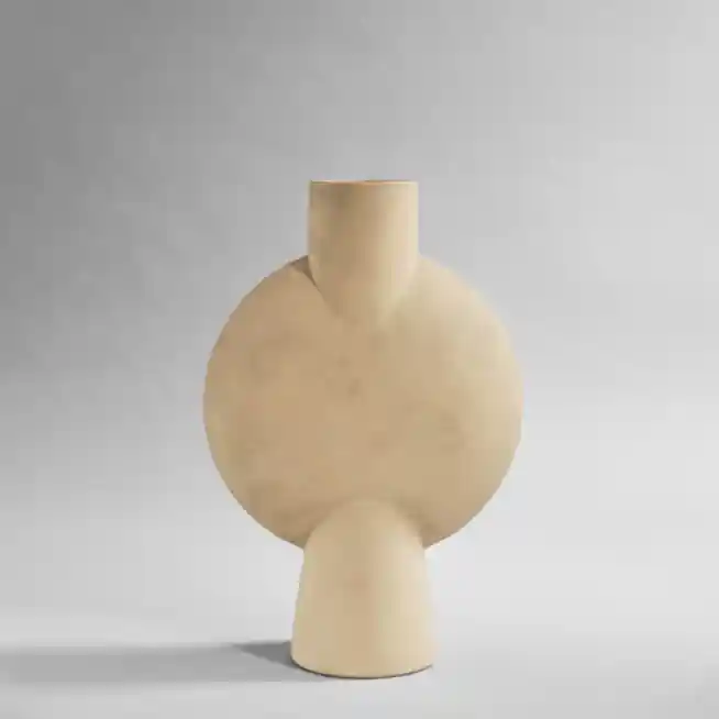 Sphere Vase Bubl, Hexa - Sand | Popularny produkt