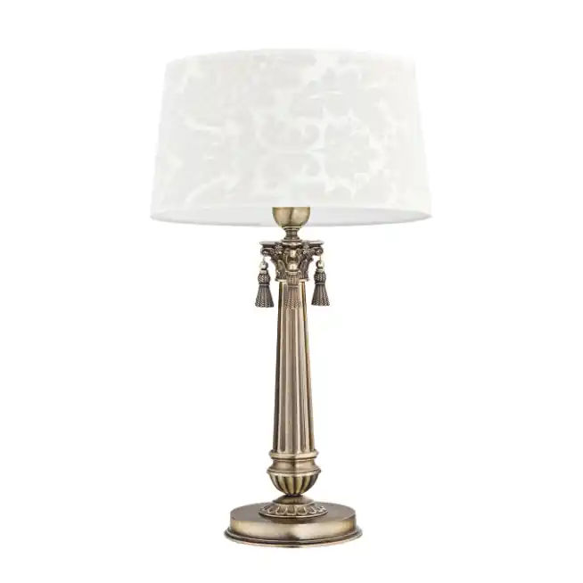 Lampa gabinetowa Roma Abażur ROM-LG-1(P/A) Kutek - Darmowy zwrot