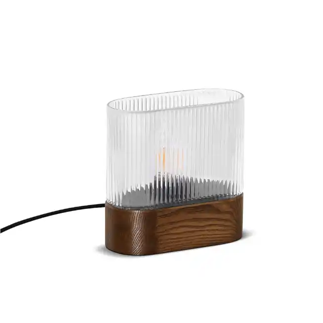 Bardzo popularny produkt - Lampa stołowa FLUMINA ST orzechowa UMMO