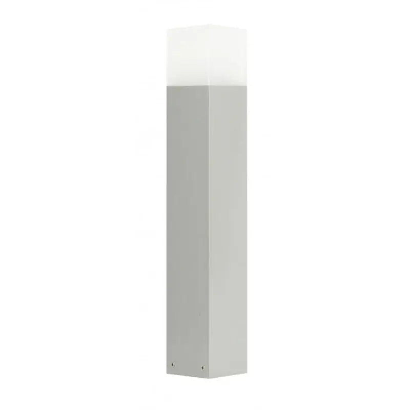 CUBE CB-580 AL lampa podłogowa ogrodowa SU-MA, 58cm, E27, srebrny, IP44, max 20W - Okazja cenowa