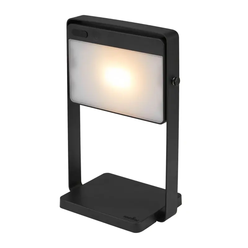 Wyprzedaż zapasów - SAULIO SOLAR przenośna lampa solarna NORDLUX, LED, czarny, IP44, 3000K, 200lm