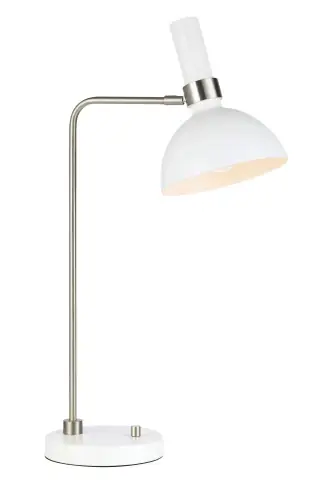 Lampa stołowa LARRY 1L Biały/Stal 107502 Markslojd - Właśnie dodano