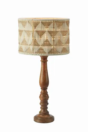 Lampa stołowa ANO Beżowy, Brązowy 1xE27 108827 Markslojd | Jeszcze taniej