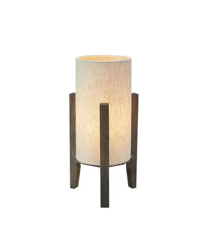 Ostatnie sztuki | Lampa stołowa ERUCA Table 1L 34cm Stained Brown/Beige 108759 Markslojd
