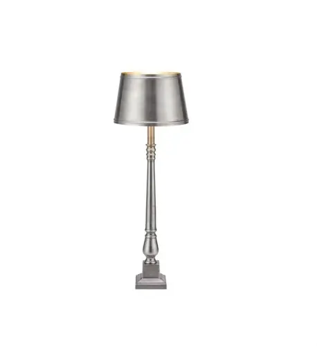 Lampa stołowa METALLO Table 1L Antique Silver 108775 Markslojd - Oszczędź więcej